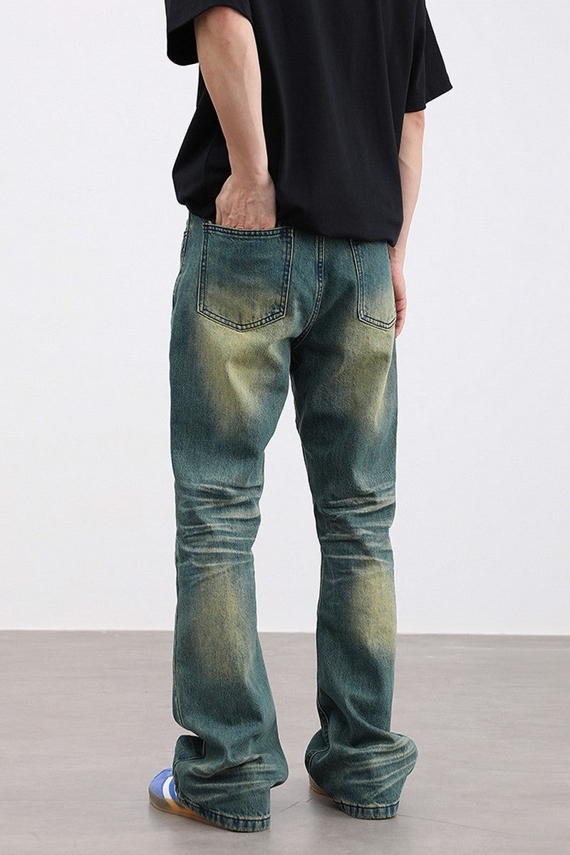 Washed Flared Jeans