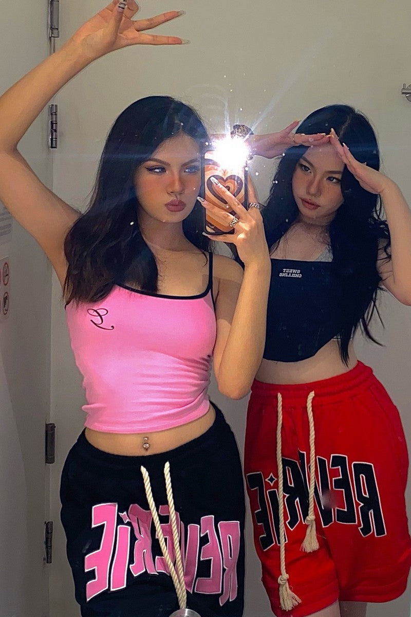 Embroidered Logo Shorts