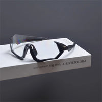 Black Frame Transparent Lens