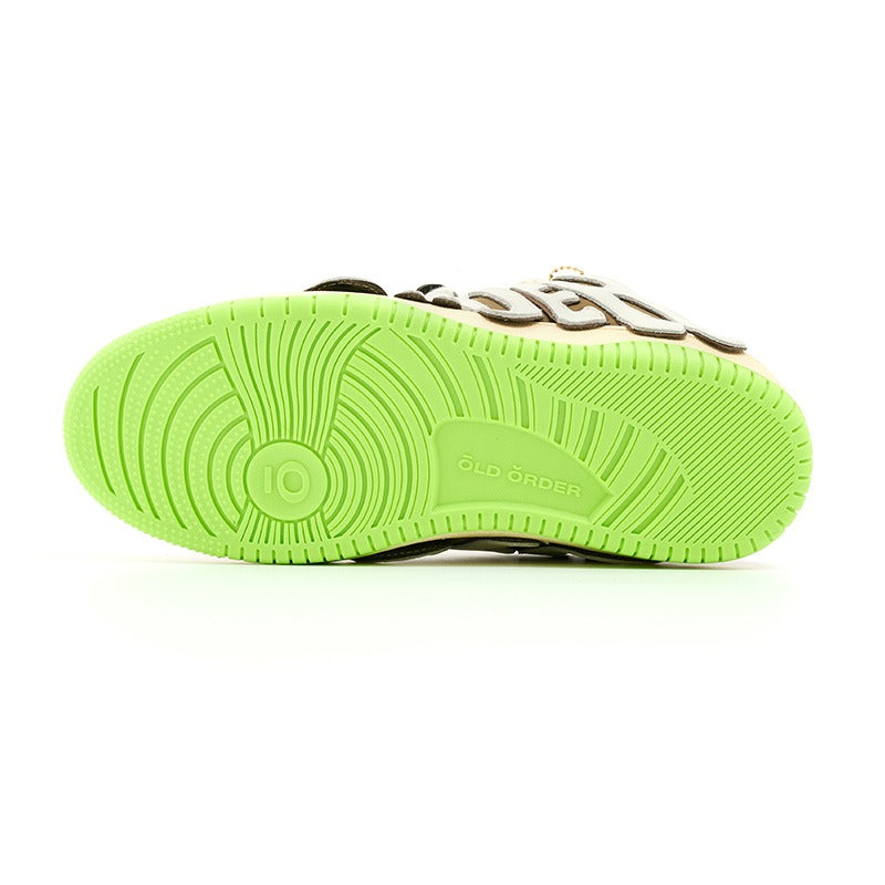 Retro Skater 001 Green Sneakers