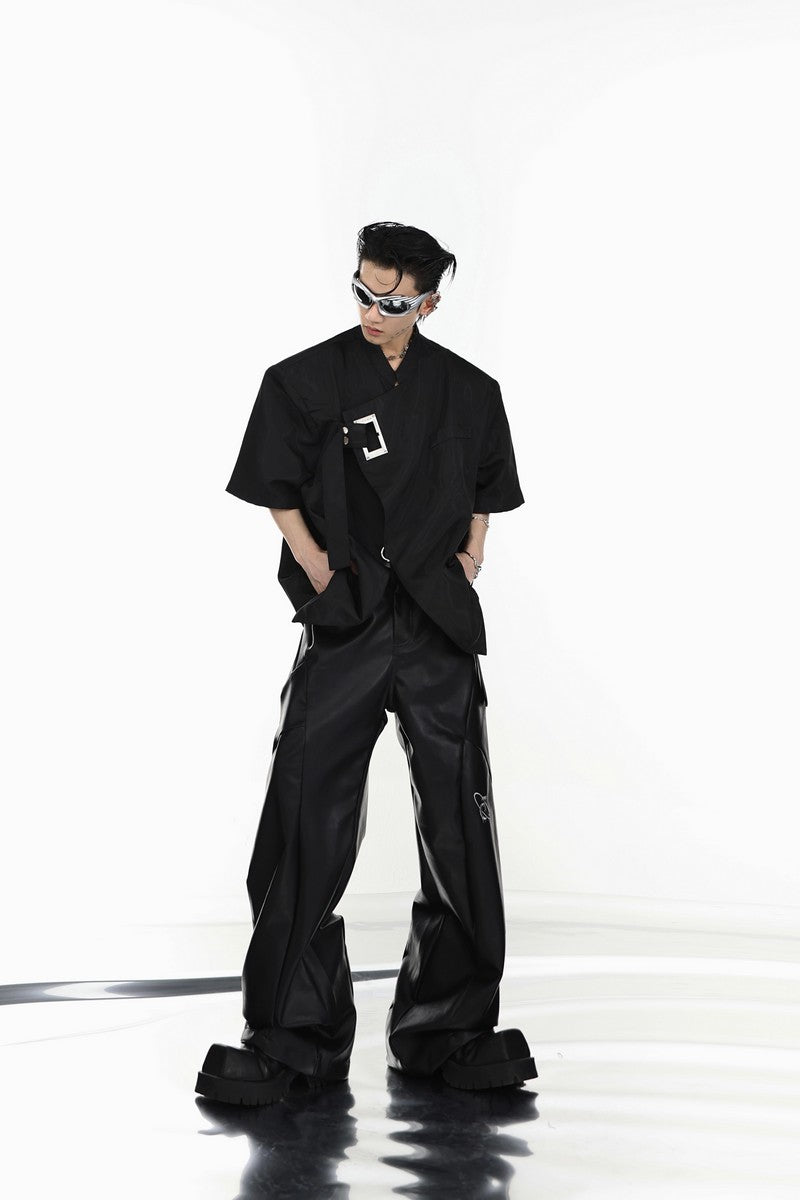 Deconstructed Chinese Style Shirt