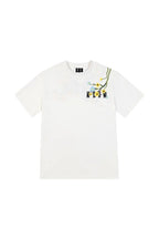 Embroidered Flowers Logo Tee