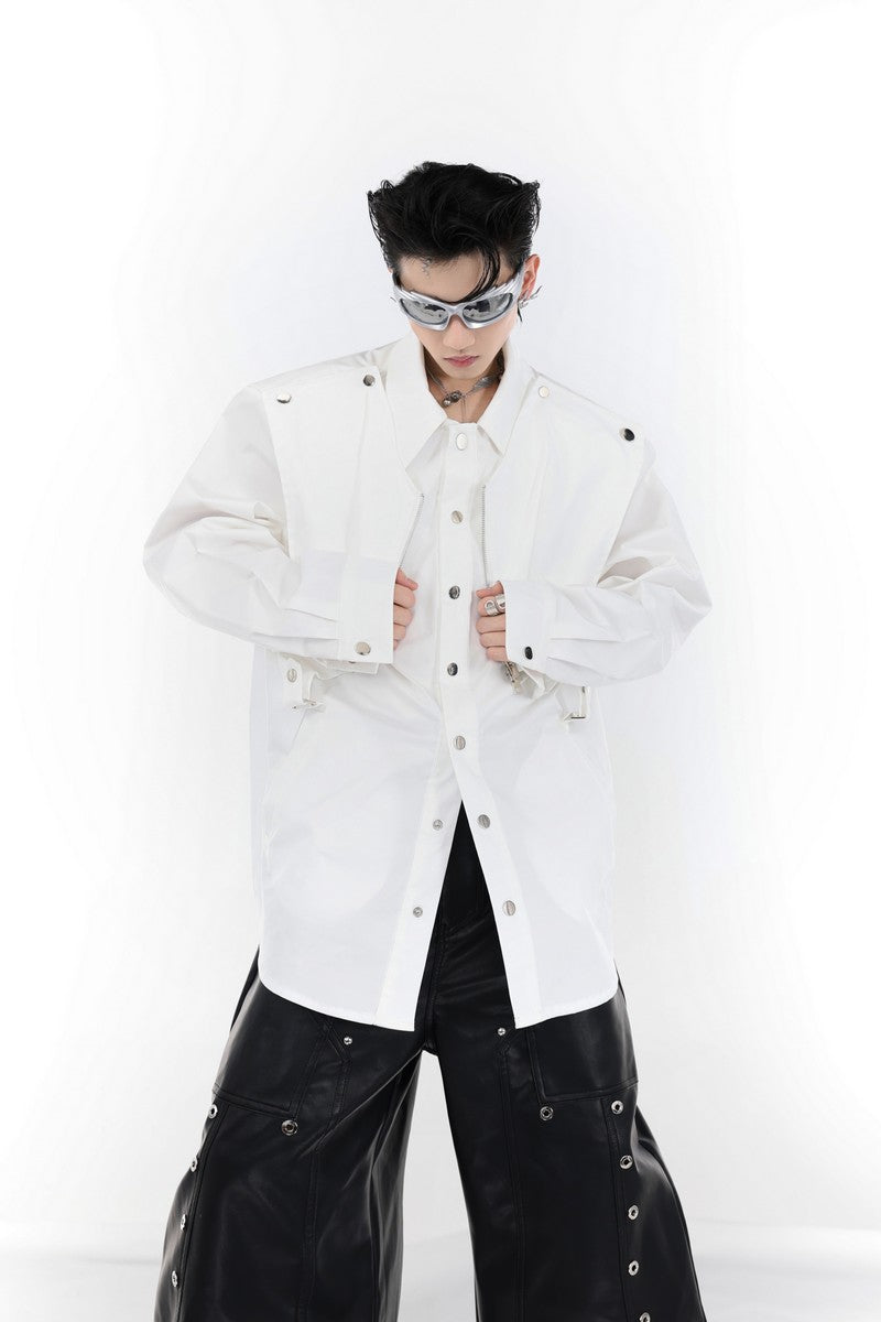 Double Layer Structure Shirt