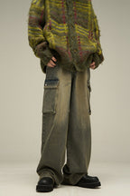 Oversized Pockets Jeans