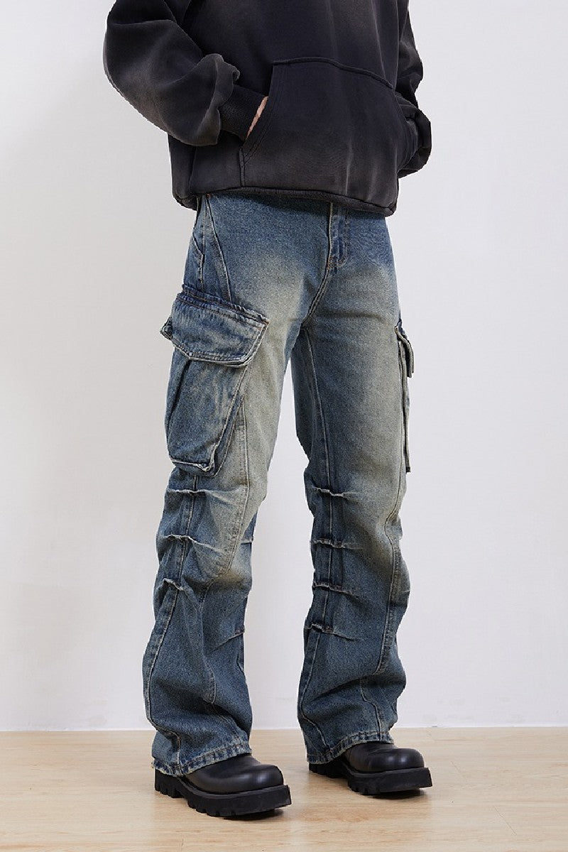 Straight Cargo Denim