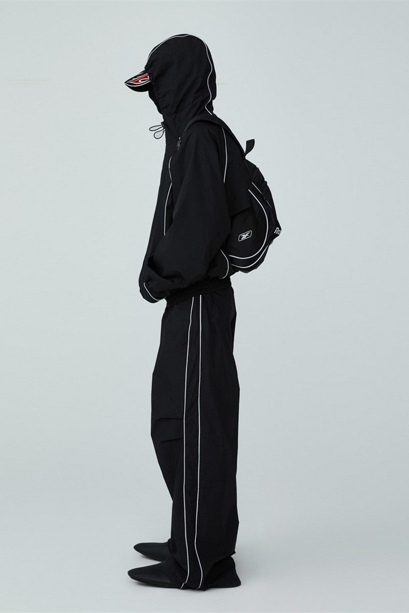 Reflective Oversized Track Pants