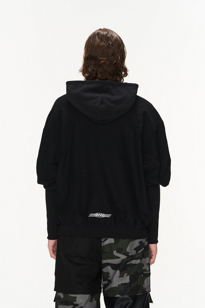 Heavy Embroidered Logo Hoodie