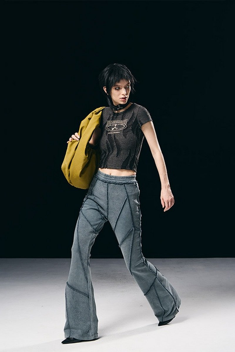 Washed Stitched Sweatpants