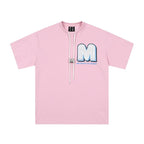 Flower Puff Print Logo Tee