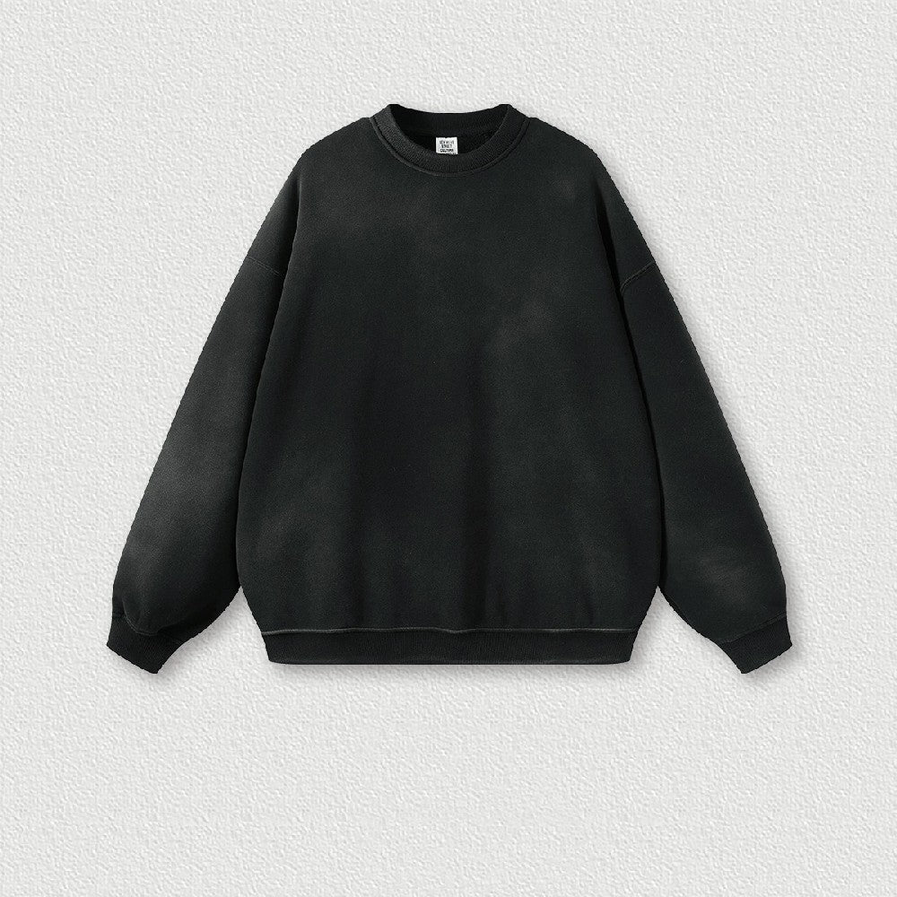 Heavy 400G Washed Crew