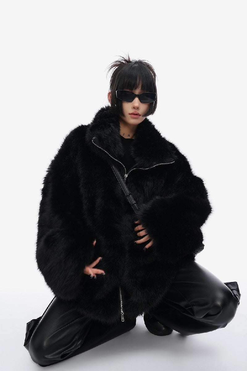 Winter Vegan Fur Coat