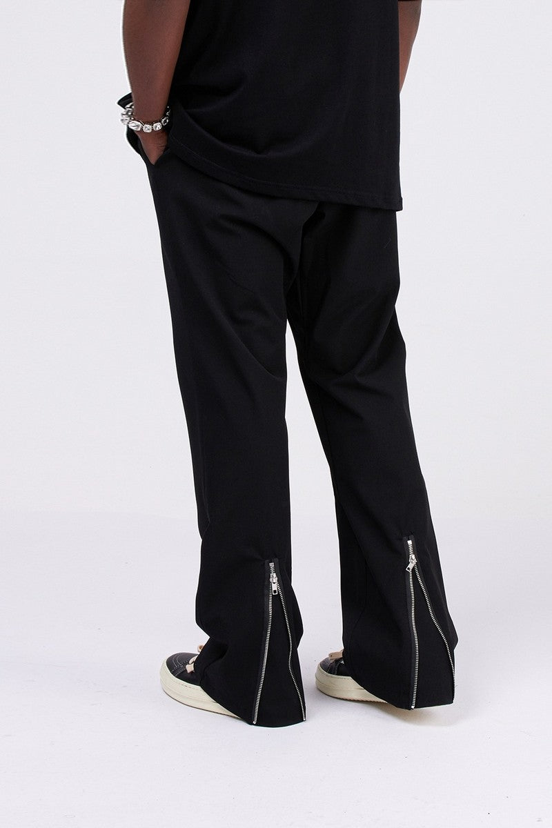 Straight Slit Sweatpants