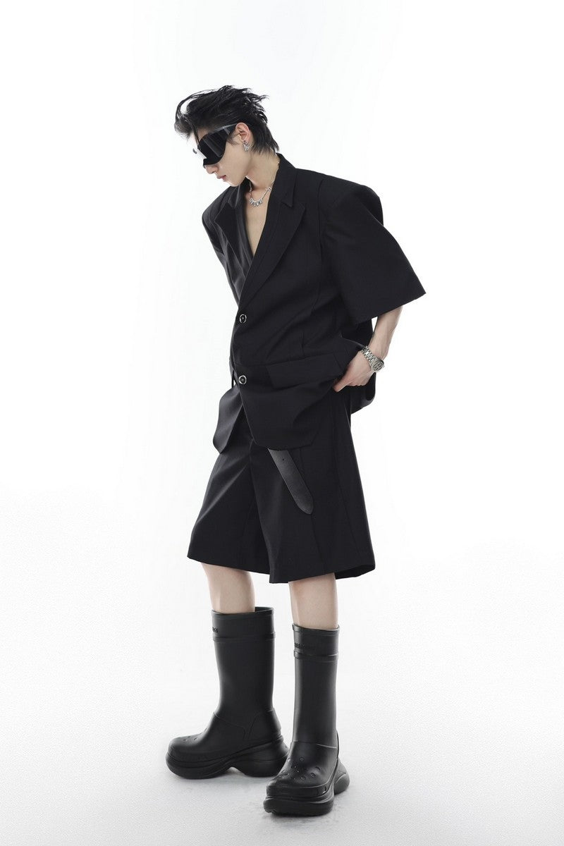 Straight Suit Shorts