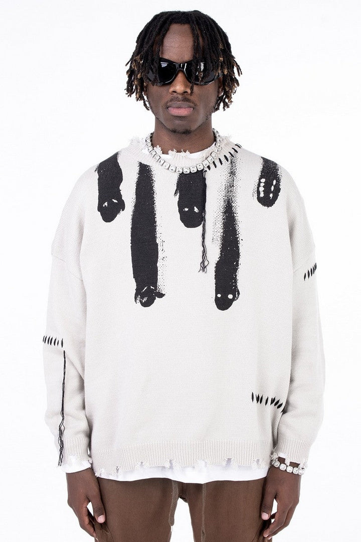 Painted Knit Sweater - EU Only