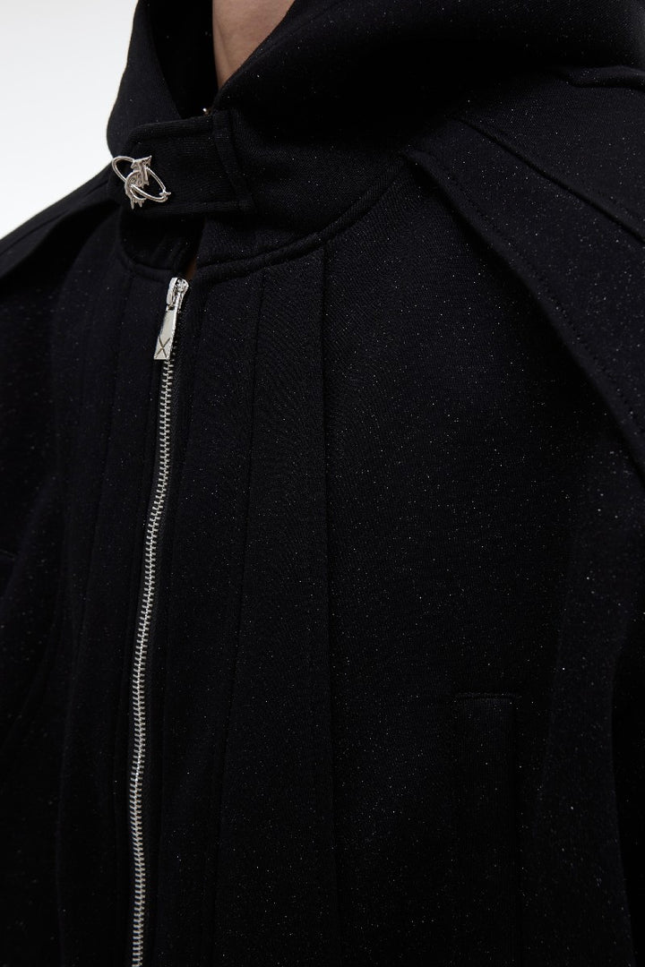 Structure Cropped Hoodie