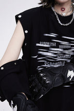 Detachable Sleeves Tee