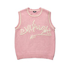 Logo Knit Vest Sweater