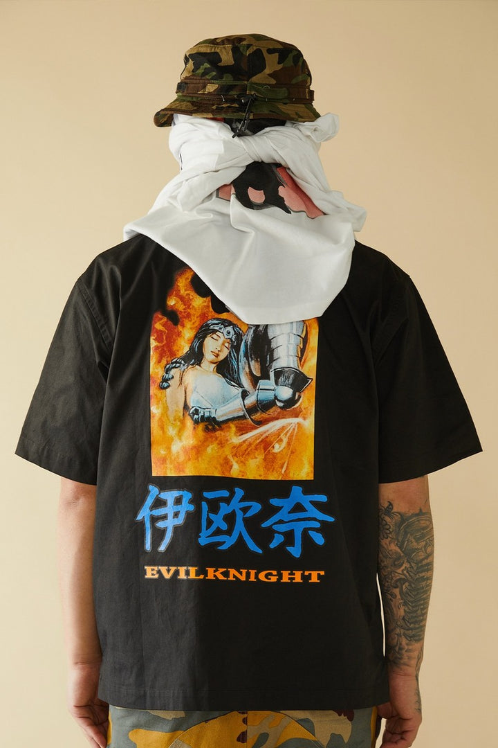 Knight Embroidered Logo Shirt