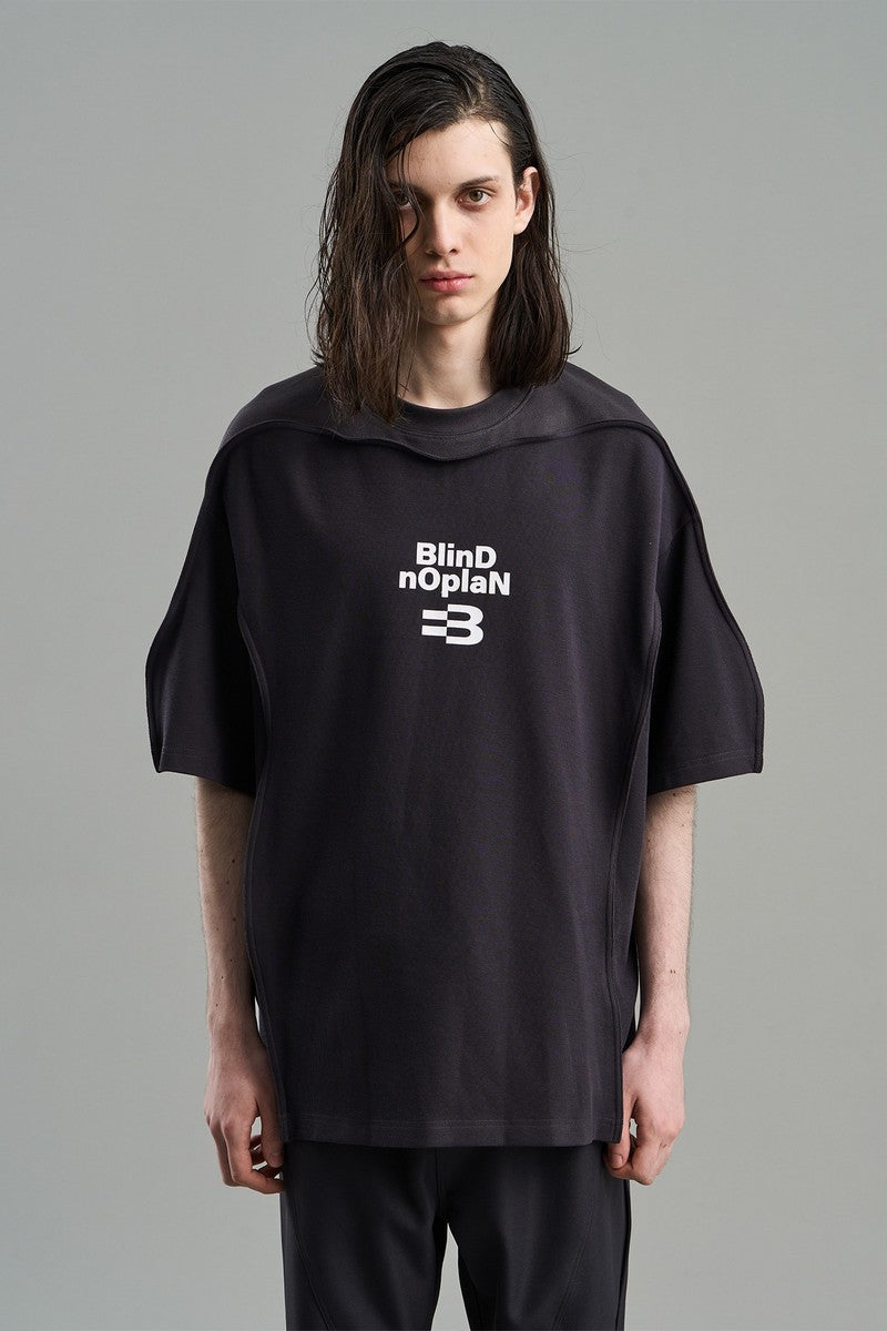 Irregular Loose Logo Tee