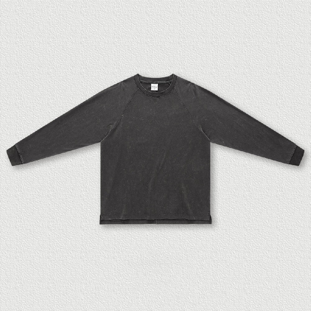 Raglan Sleeve Vintage Crew