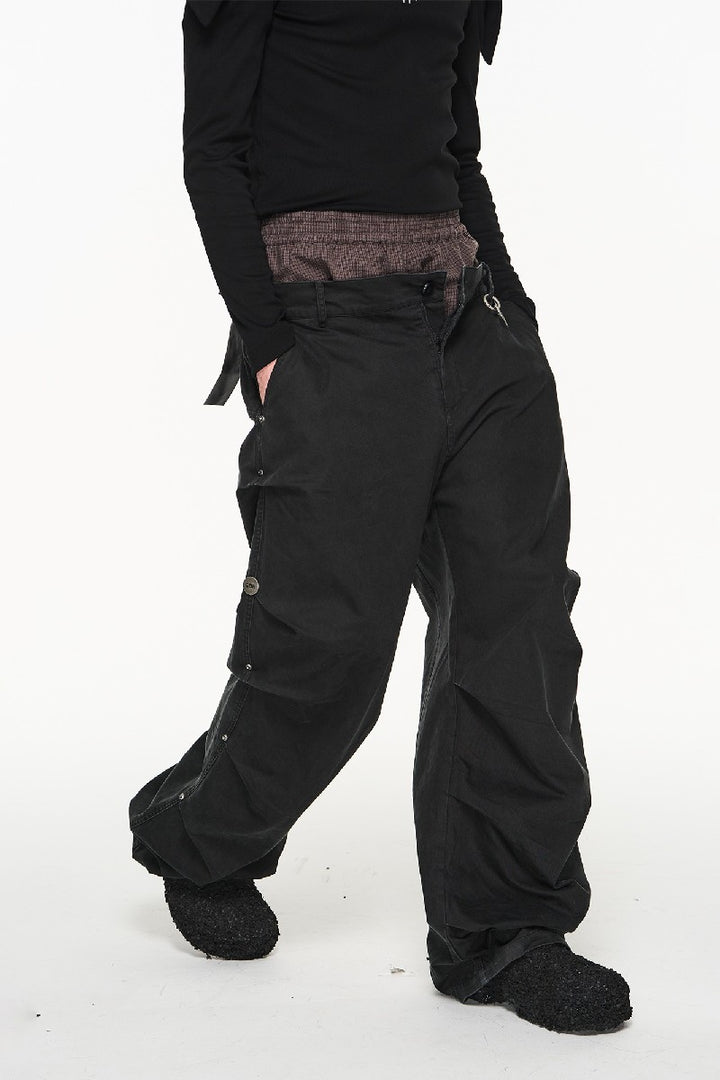 Two-Piece Label Trousers