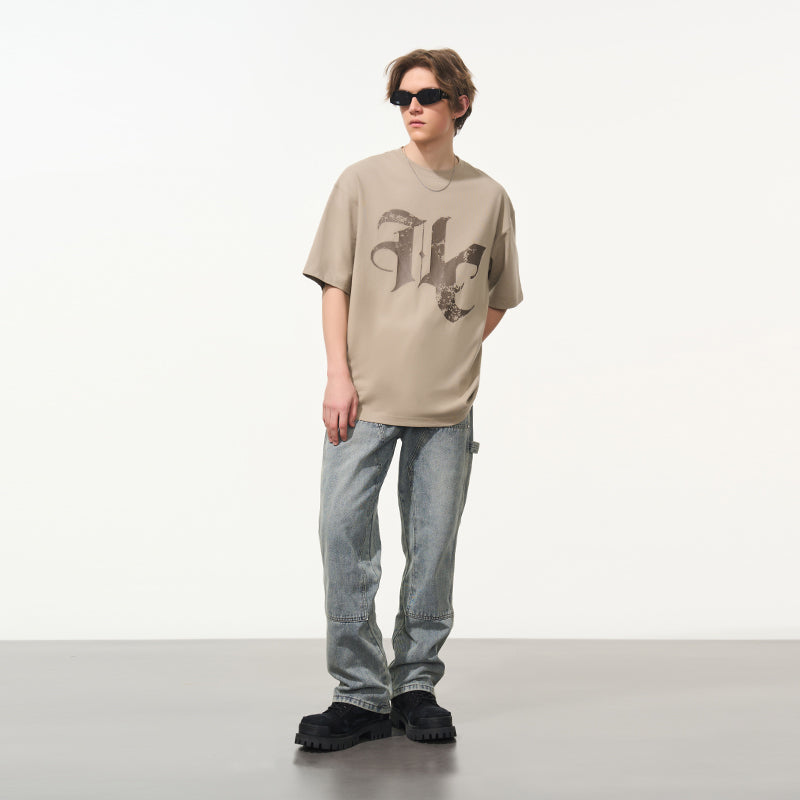 Ruined Gothic Logo Printed Tee