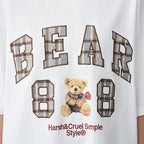 Plaid Print Teddy Bear Tee