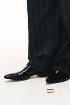 Pointed Toe Leather Mules