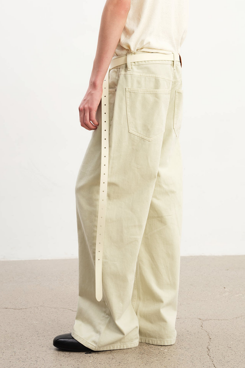 Dyed Straight Leg Jeans