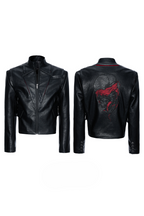 Cracked Skull Leather Jacket