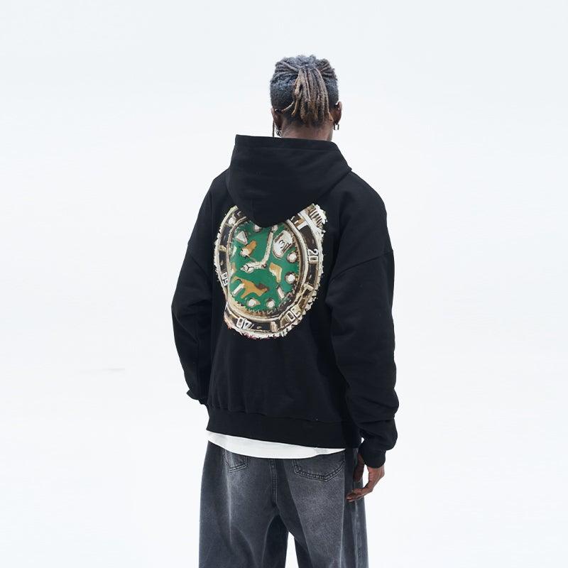 Clock Painted Hoodie - EU Only