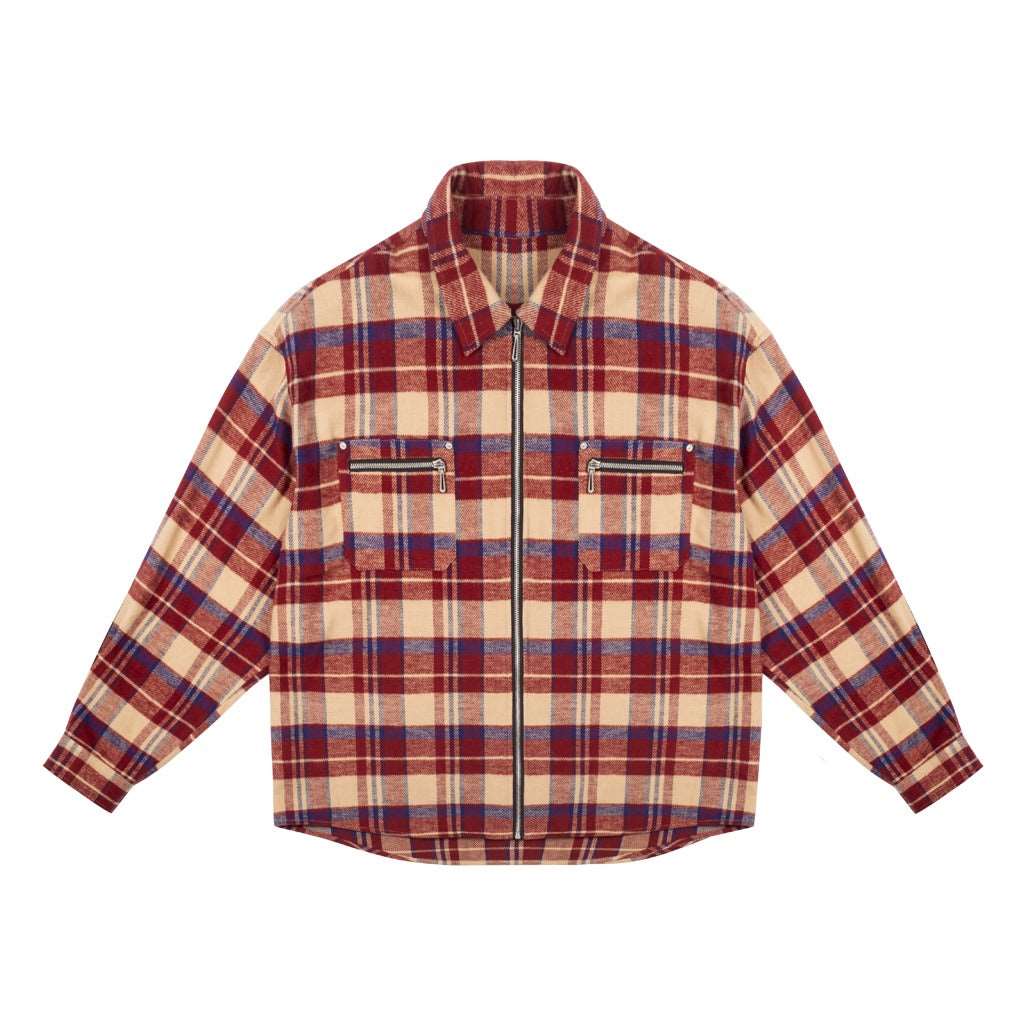 ANT Plaid Embroidered L/S Shirt