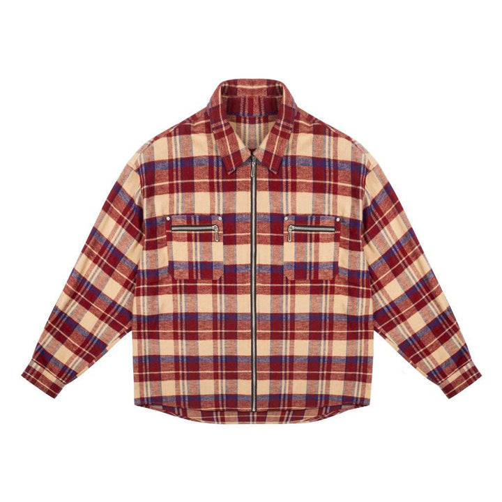 ANT Plaid Embroidered L/S Shirt