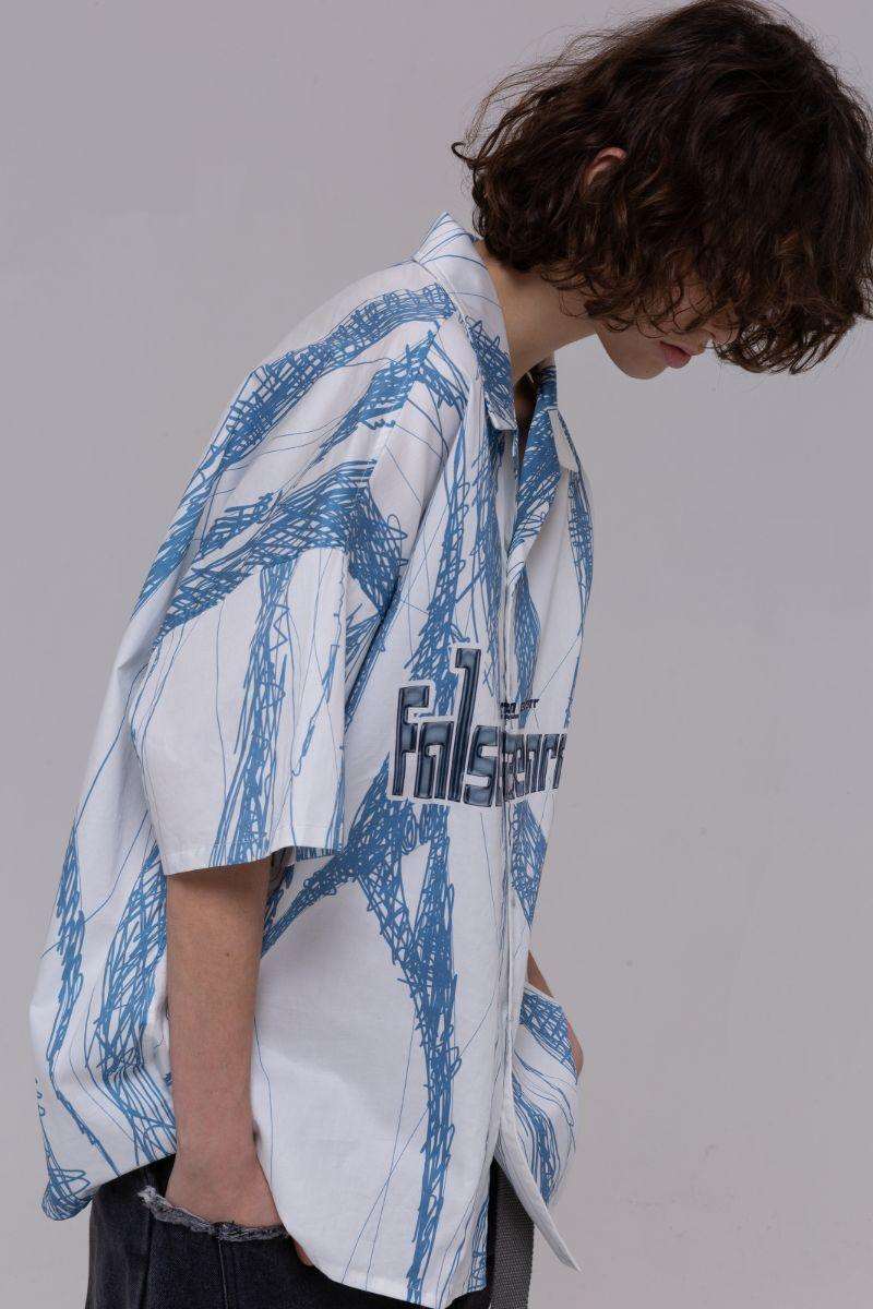 BNP Painted False Appearance Cuban Shirt