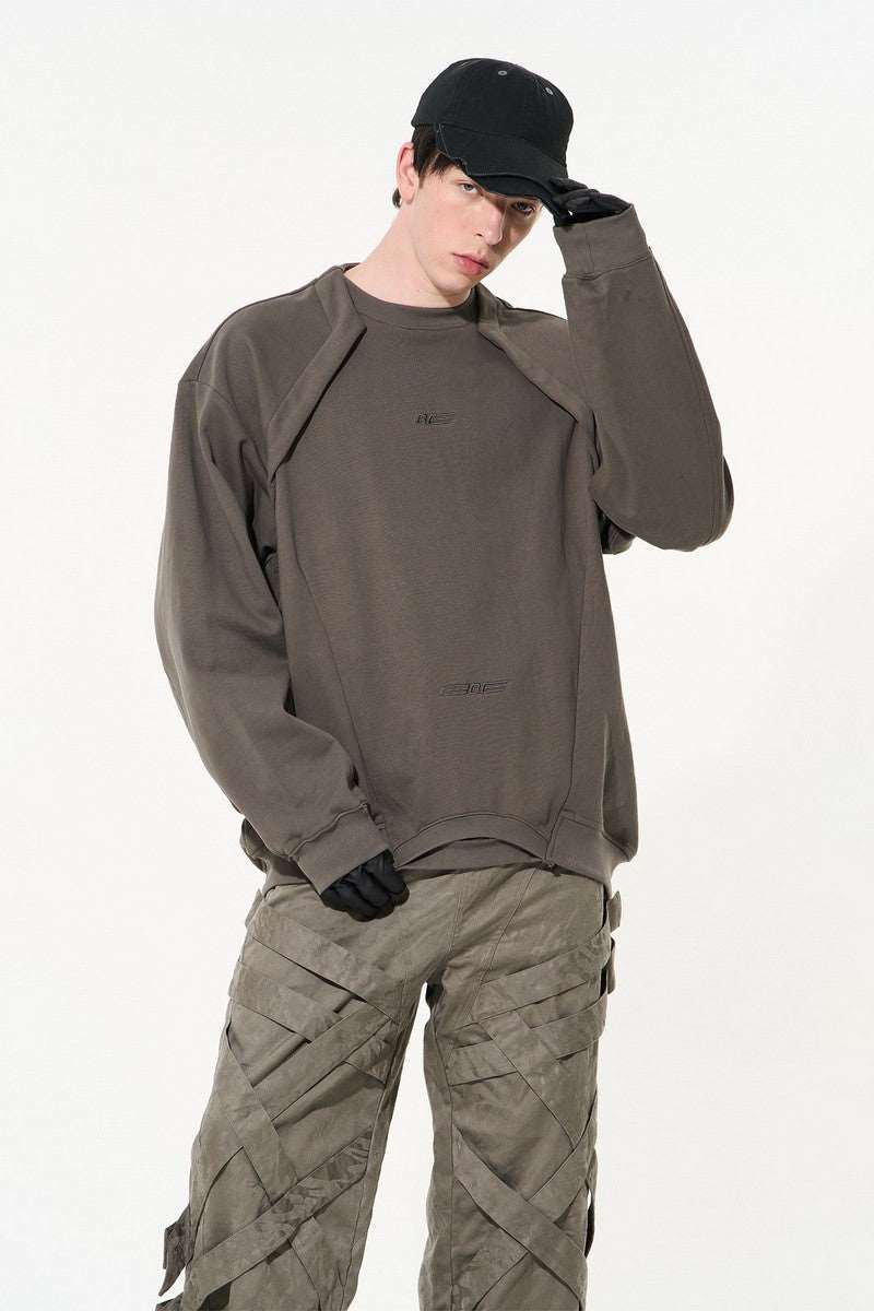 BNP Layered Stitched Sweater