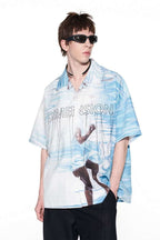BNP Embroidered Full Print Cuban Shirt