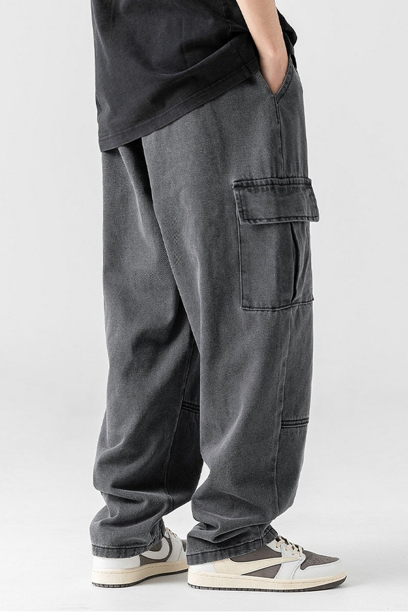 Dual-Pocket Vintage Jeans