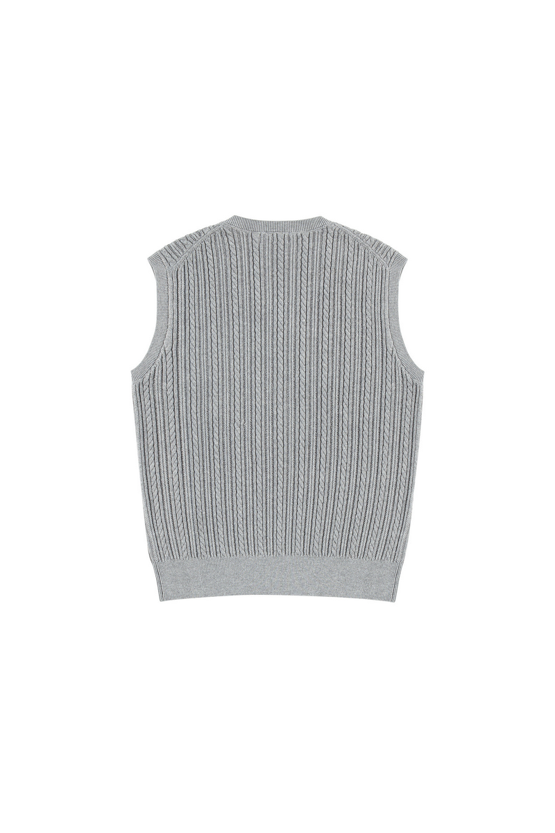 Cable Knit Sweater Vest