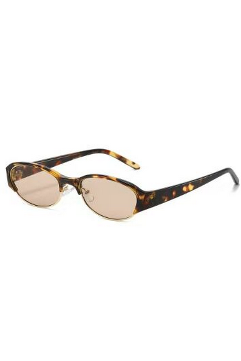 Elegant Slim Oval Sunglasses