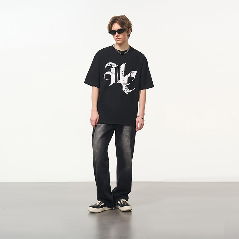 Ruined Gothic Logo Printed Tee
