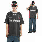 Vintage Striped Patchwork Jersey Tee