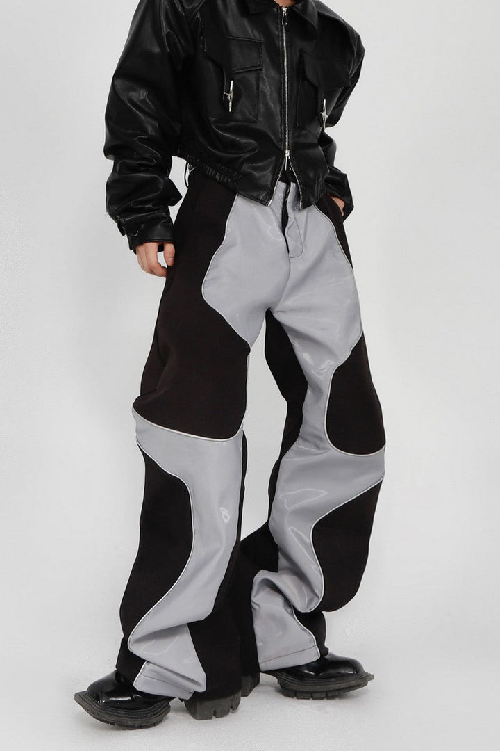 PU Leather Reflective Trousers - EU Only