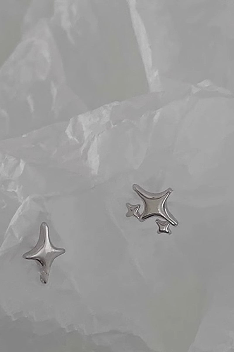 Sterling Silver Shining Stars Earrings