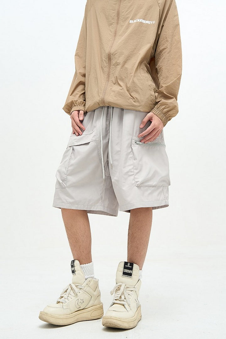 Oversized Pockets Cargo Shorts