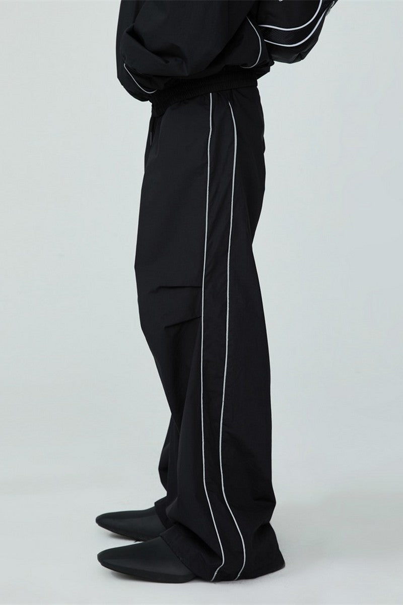 Reflective Oversized Loose Track Pants