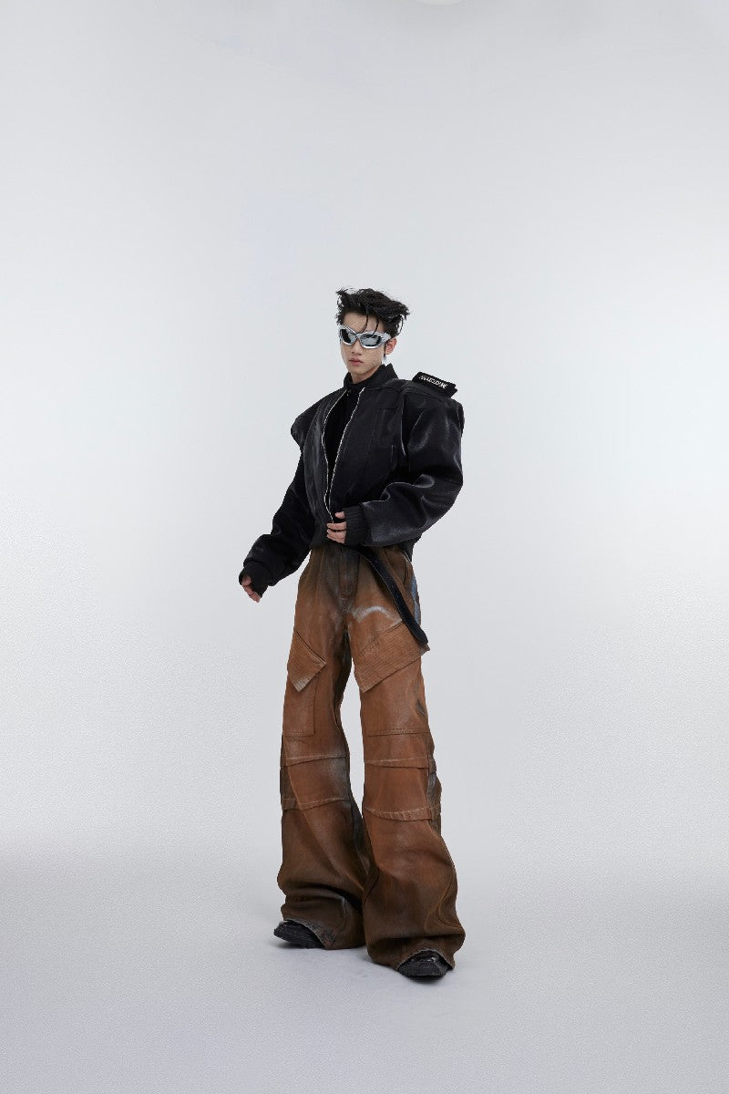 Tie Dyed Flared Jeans