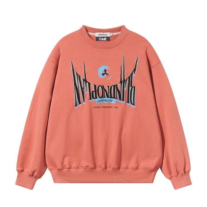 Embroidered Logo Oversized Sweater