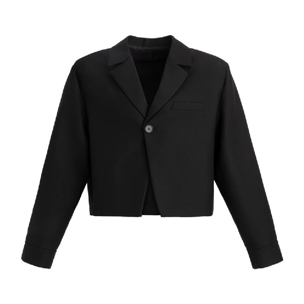 Cropped Suit Jacket
