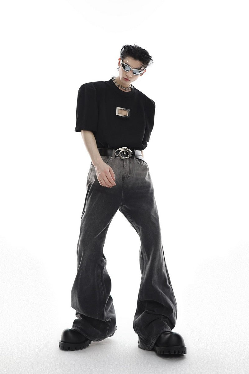 Gradient Flared Jeans