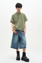 Oversized Jeans Shorts